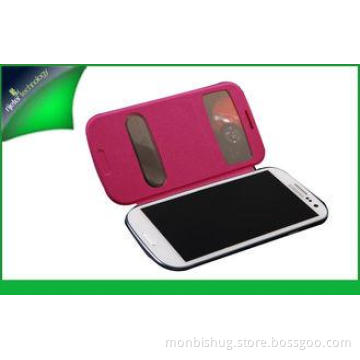 Ultrathin Mobile Phone Leather Cases , Samsung Galaxy S3 I9